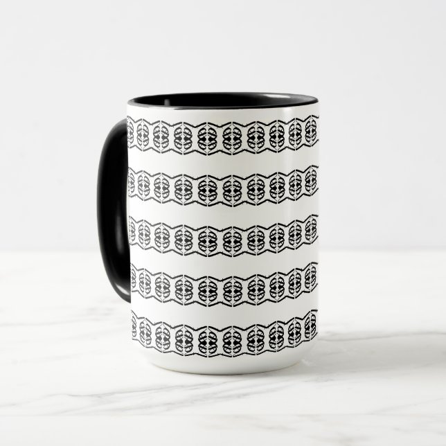 Mug Beau Motif géométrique moderne (Devant gauche)