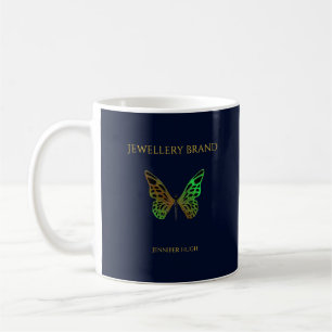 Mug Beau papillon bleu foncé