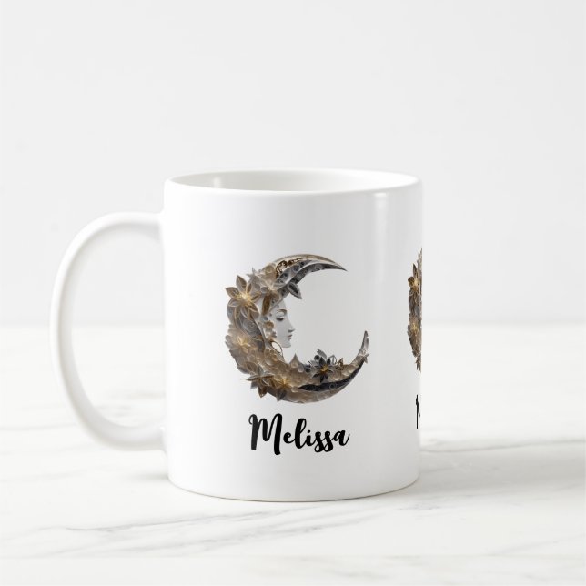 Mug Beau visage dans la lune (Gauche)