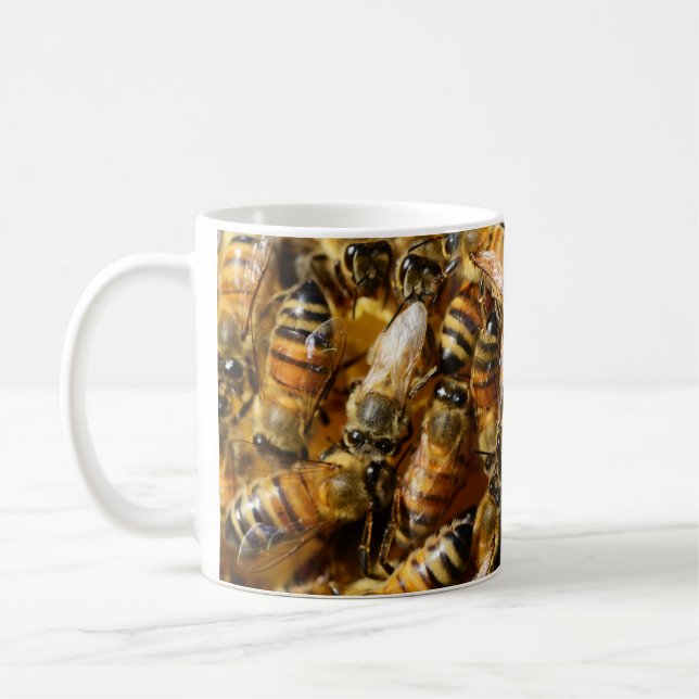 Mug Beaucoup d'abeilles de miel (Gauche)
