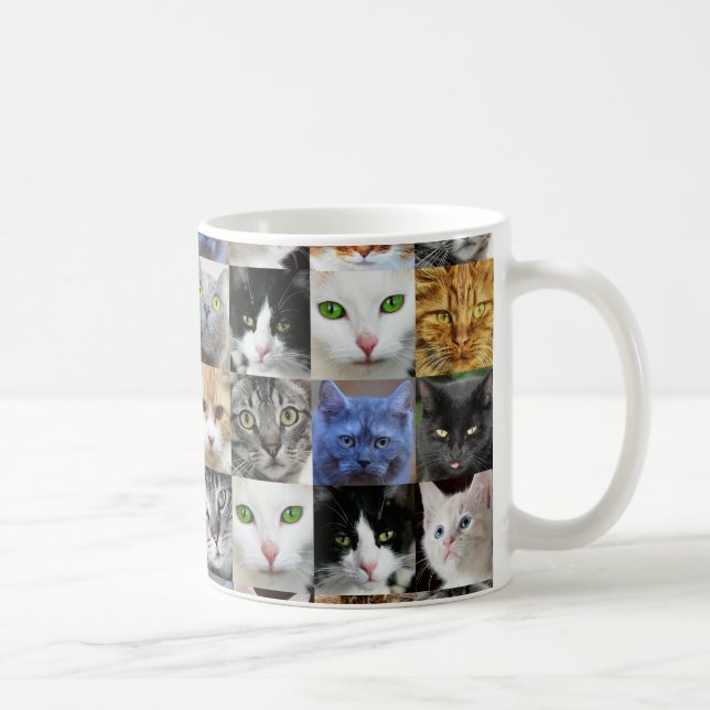 Mug Beaucoup de Kitties Amoureux de les chats de café  (Droite)