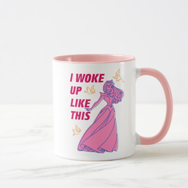 Mug Beauté Dormante "Je Me Suis Réveillé Comme Ça" (Droite)