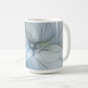 Mug Beauté Élégante Art Abstrait Moderne Fleur Fractal