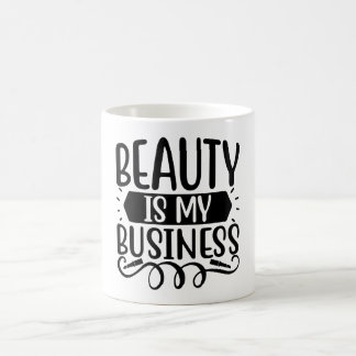 Mug beauté est mon entreprise drôle maquillage artiste