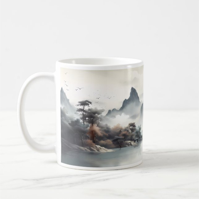Mug Beauté Naturelle Avec Montagne (Gauche)