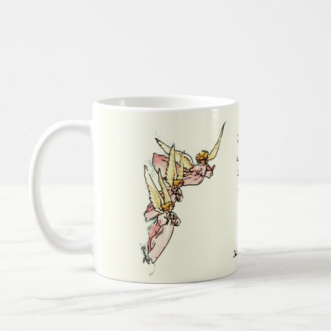 Mug Beaux anges avec un trait de réconfort (Gauche)