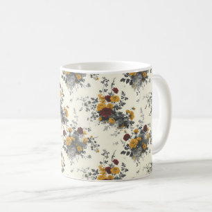Mug Beaux Fleurs Romantiques de Printemps Rouges Fémin