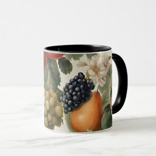 Mug Beaux fruits et fleurs à la française