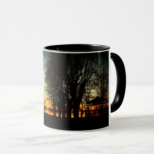 Mug Beaux kiosque à musique et lac de photographie au