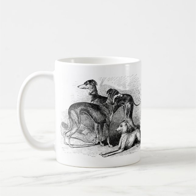 Mug Beaux lévriers (Gauche)