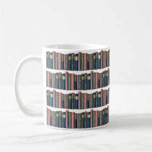 Mug Beaux vieux livres vintages, livres épines