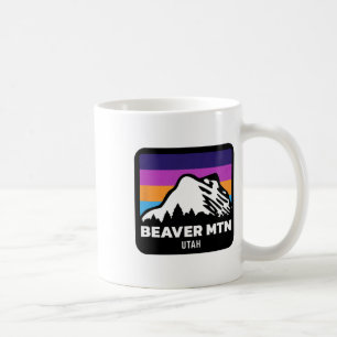 Mug Beaver Mountain Utah Ski Snowboard Famille Sk