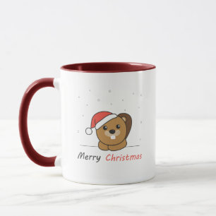 Mug Beaver Noël Neige Hiver Animaux Castor