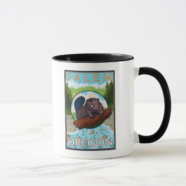 Mug Beaver & River - Salem, Oregon (Droite)