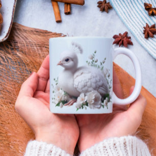 Mug Bébé adorable Peacock & Flowers : Le délice de la 