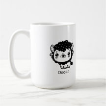 Bébé Bison Fluffy - Art d'animaux de ferme Kawaii