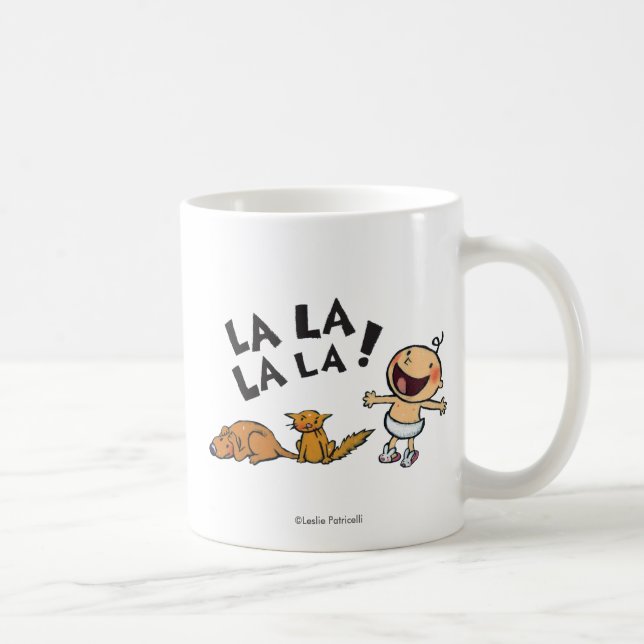 Mug Bébé chanteur de Leslie Patricelli avec des (Droite)