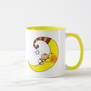 Mug Bébé de sommeil sur la lune