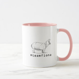 Mug Bébé drôle de Loverss Fiona d'hippopotame