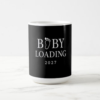 Mug Bébé en chargement 2027 Annonce de grossesse drôle