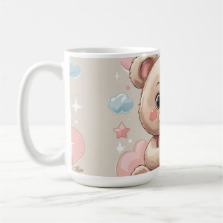 Mug Bébé en peluche adorable - Soft Pastel Design