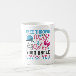 Mug Bébé Genre Révéler Libre Jeu ou Pink Bows Oncle