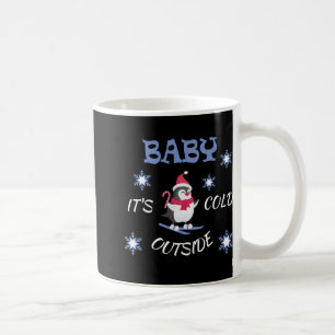 Mug Bébé il fait froid à l'extérieur T Shirt Pingouin 
