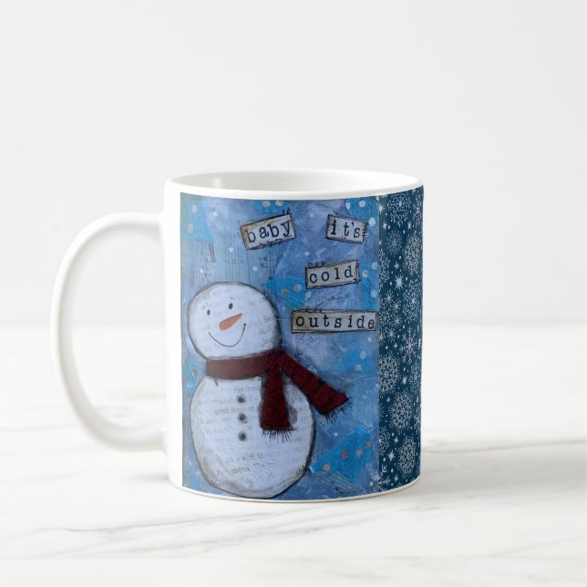 MUG BÉBÉ IL FAIT FROID DEHORS DE LA BOUE (Gauche)