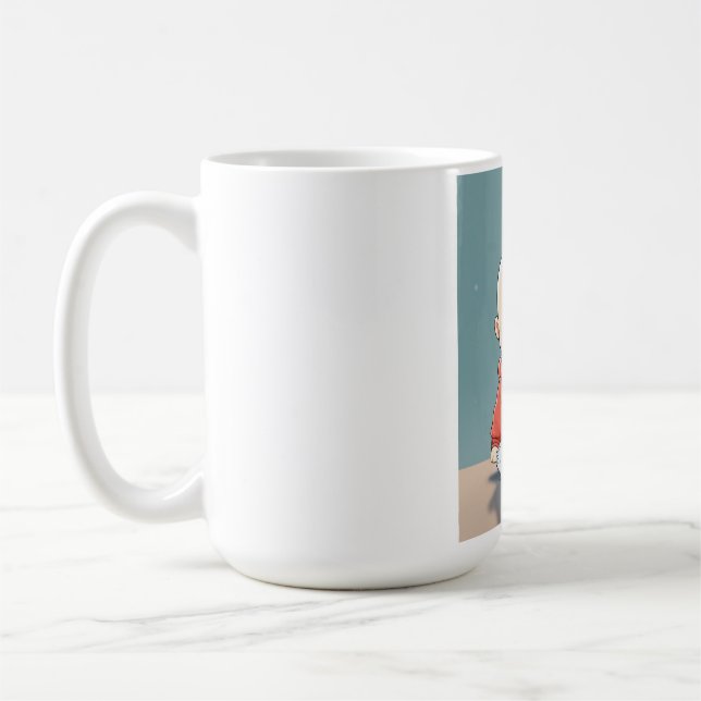 Mug Bébé intelligent - Minuscule visage penseur (Gauche)