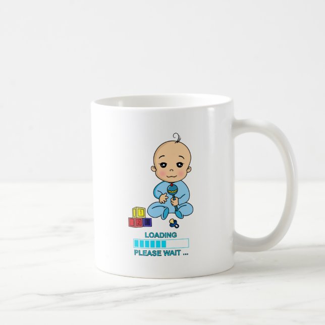 Mug Bébé Loading Please Wait Grossesse Naissance (Droite)