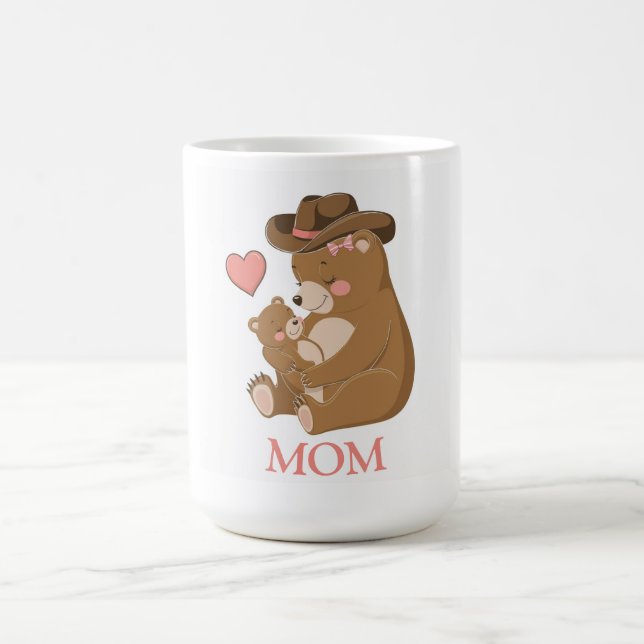 Mug Bébé ours Bonne fête des mères (Centre)
