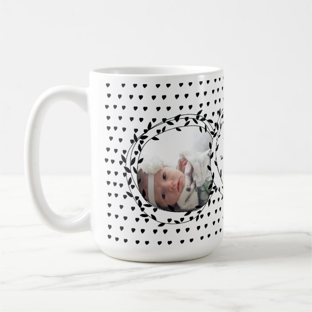 Mug Bébé Photo Enregistrement de naissance Bébé Statis (Gauche)