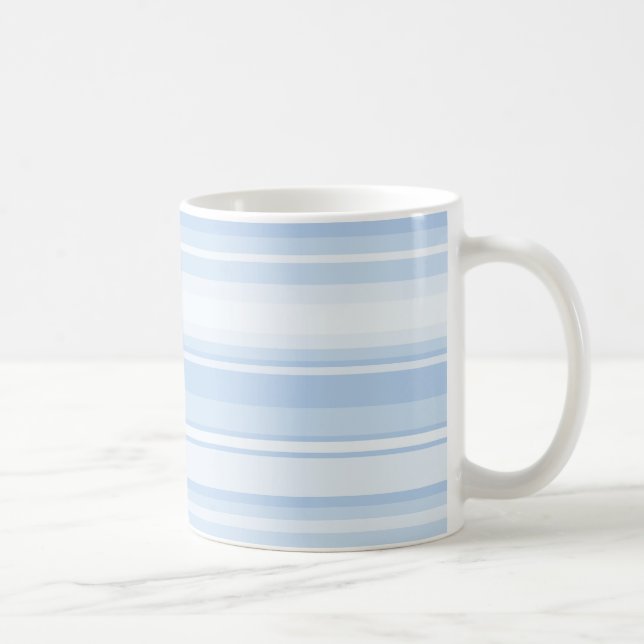 Mug Bébé rayures bleues (Droite)