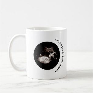 Mug Bébé-Sonogramme de la première Fête des pères