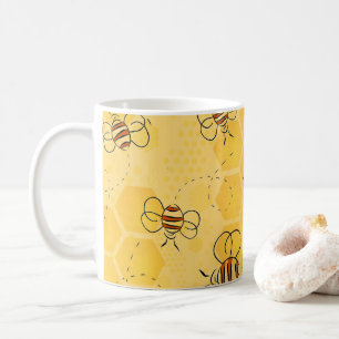 Mug Bee Buzzing Honey Bees mignonne