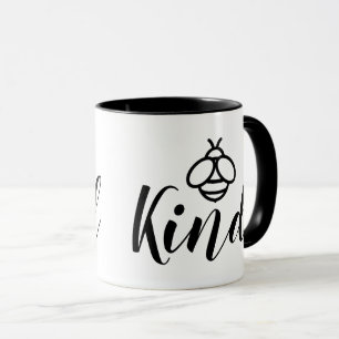 Mug Bee Kind élégante calligraphie jolie conception d'