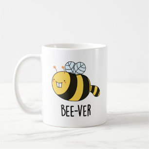 Mug Bee ver Funny Animal Beaver Bee Pun