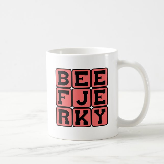 Mug Beef Jerky, friandise déshydratée (Droite)