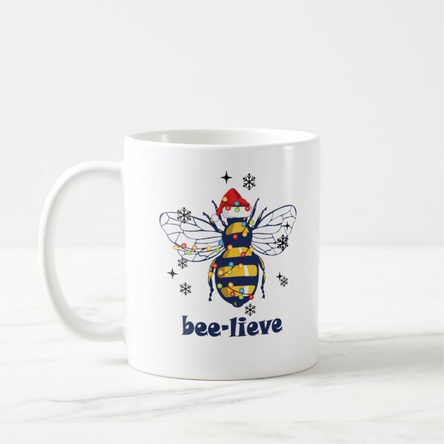 Mug BeeLieve Noël apiculteur apiculteur Noël (Gauche)