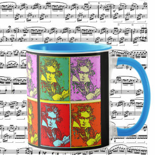 Mug Beethoven pop-art
