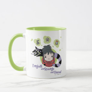 Mug Beetlejus   Chibi Lydia "Étrange et inhabituel"