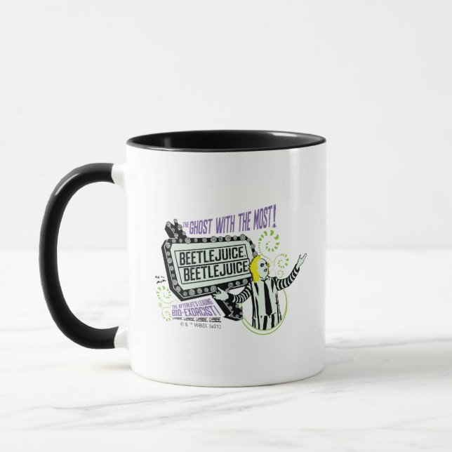 Mug Beetlejus | Marquee "Ghost With The Most" (Gauche)