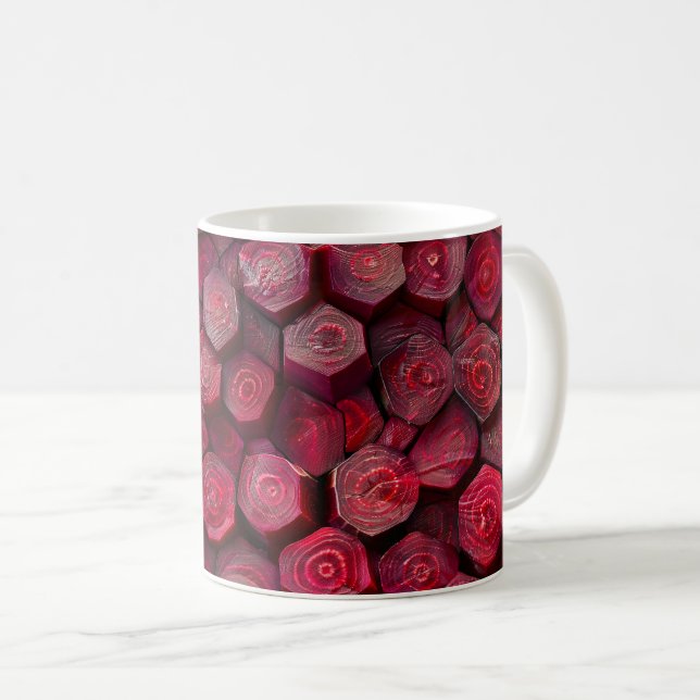 Mug Beetroots à peigne (Devant droit)