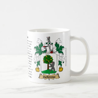 Mug Behrens, l'origine, la signification et la crête