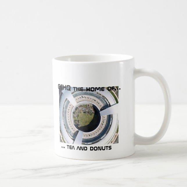 Mug Beignet de GCHQ,… thé et butées toriques, GCHQ la (Droite)