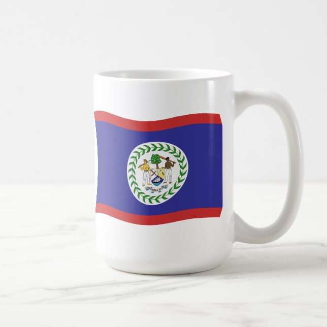 Mug Bélize Drapeau Musique (Droite)