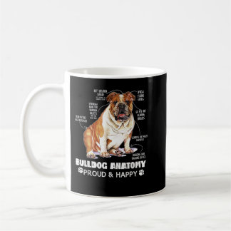 Mug Belle Anglais Bulldog Anatomie Amoureux des chiens