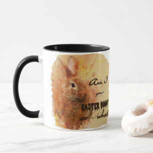 Mug Belle Aquarelle de lapin de Pâques
