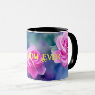 Mug Belle Aquarelle Rose Rose Collection tendance