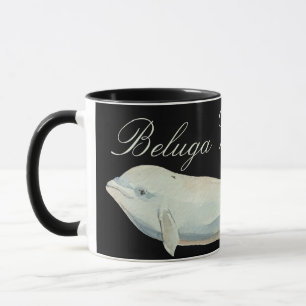 Mug Belle baleine de Beluga, Delphinapterus Leucas